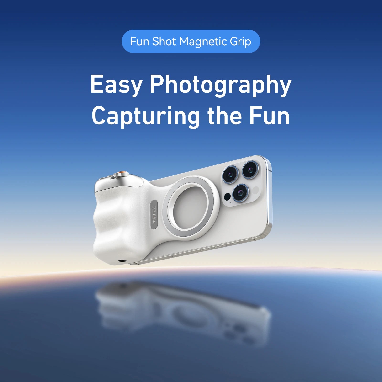 Phone Camera Shoot Hand Grip Magnetic Smart Phone Holder Shooting Aid Remote Control Handle for Iphone Android Phone
