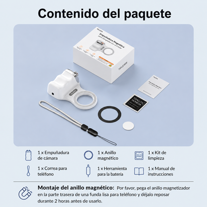 MIVOQ TELESIN Grip Magnética para Celular