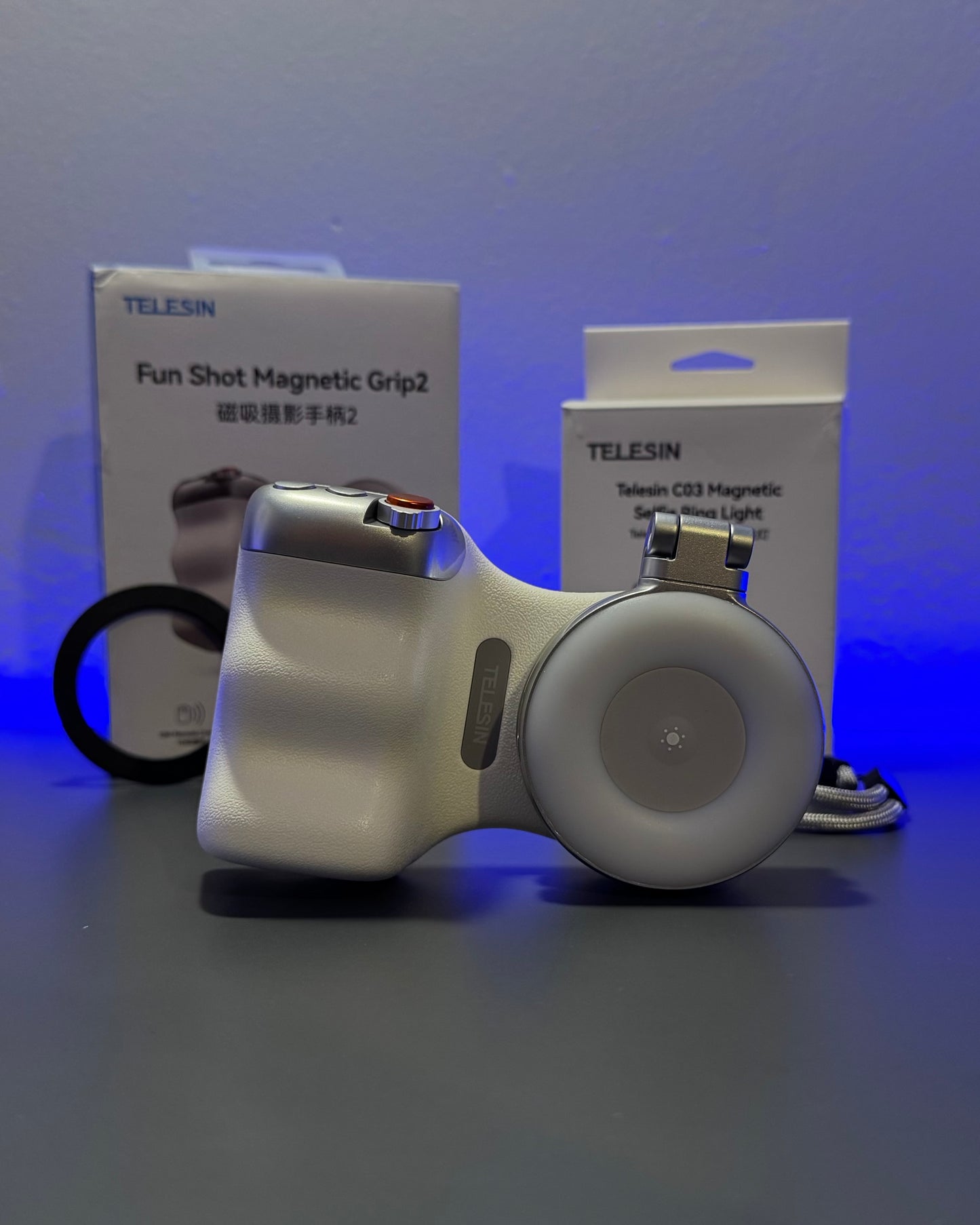 MIVOQ TELESIN Grip Magnética para Celular